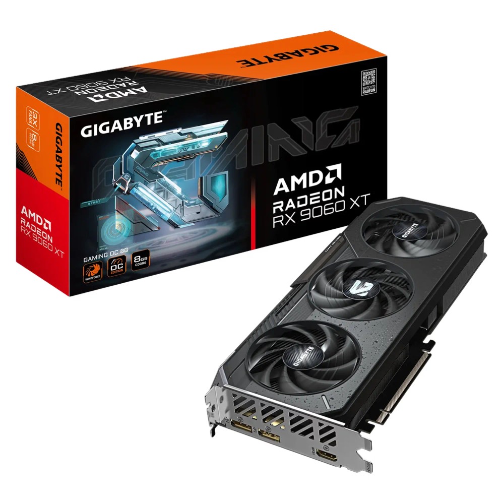 Placa de Vídeo Gigabyte AMD Radeon RX-060XT 8GB GDDR6 Gamer