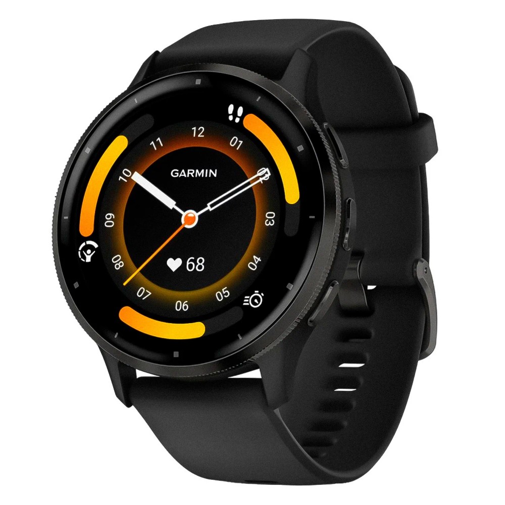Relógio Inteligente Garmin Venu 3 Preto Monitoramento de Saúde