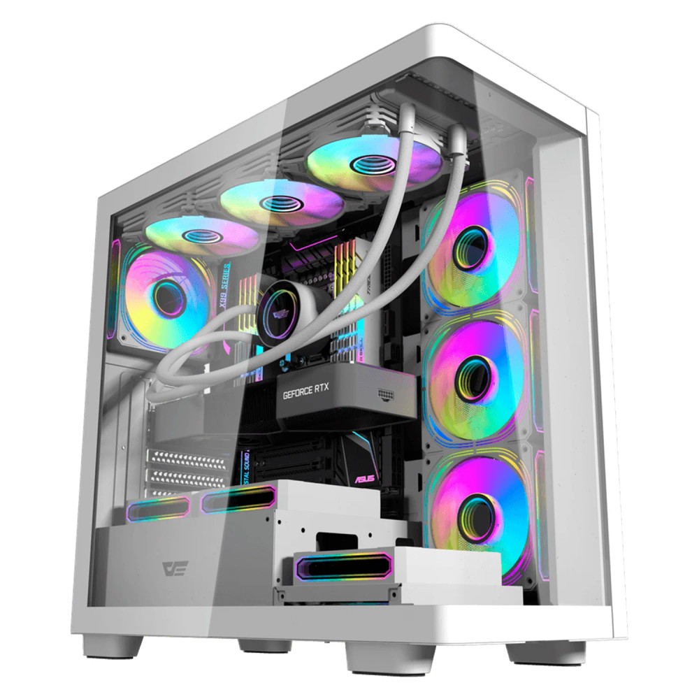 Gabinete Gamer darkFlash DS900G Mid Tower - Branco