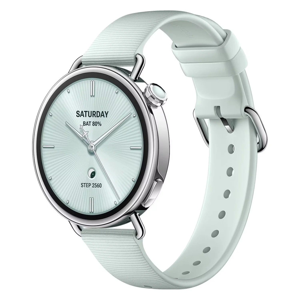 Relógio Inteligente Xiaomi Watch S4 41mm Verde Aço Android iOS