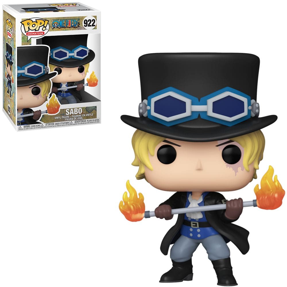 Boneco Funko Pop Animation One Piece Sabo 922 Colecionável Vinil Original