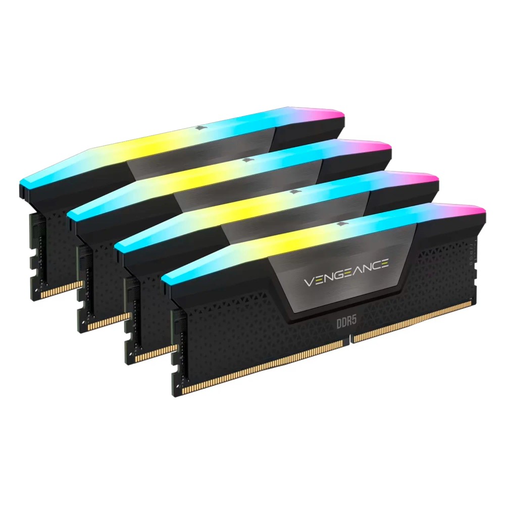 Memória RAM Corsair Vengeance RGB 96GB (4x24GB) DDR5 6000MHz - CMH96GX5M4B6000C30