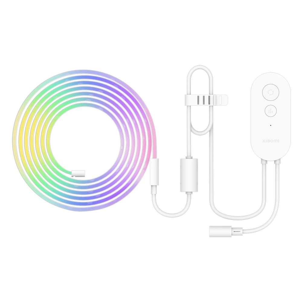 Fita LED Xiaomi BHR5933GL Smart Lightstrip RGB 16M Cores Controle App Alexa Google Home Branco