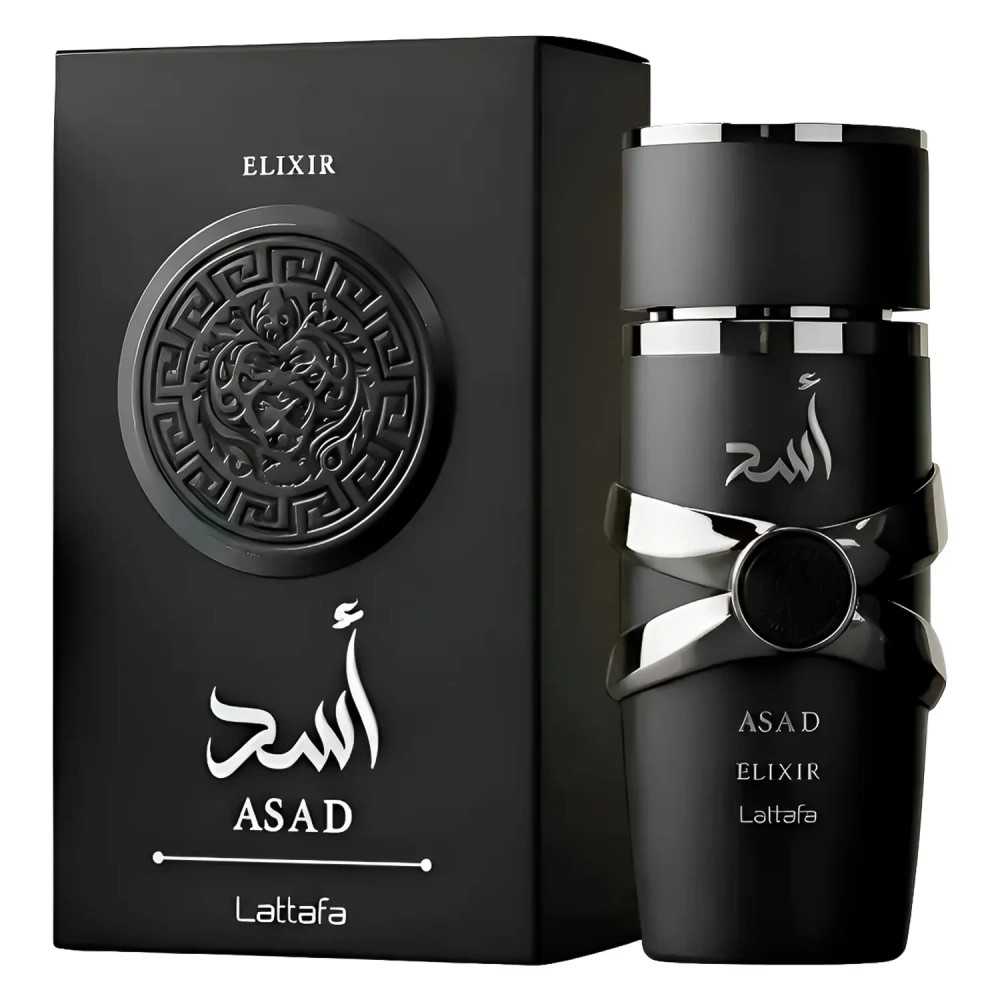 Perfume Masculino Lattafa Asad Elixir 100ml EDP Fragrance Black