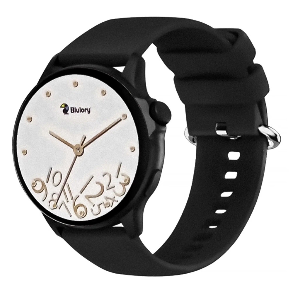 Relógio Inteligente Blulory GS 45mm Monitor de Saúde Preto
