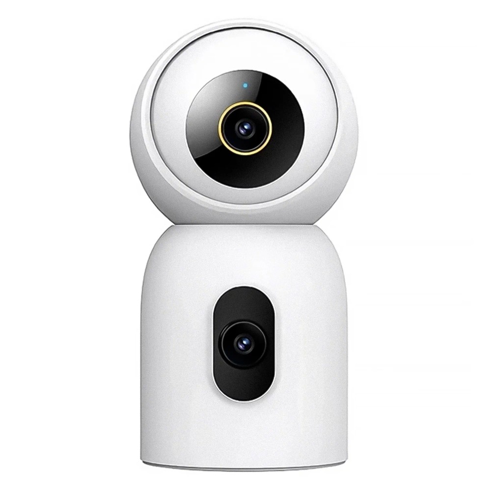 Câmera de Segurança Imilab C30 Dual CMSXJ111A 3K Wi-Fi Visão Noturna Detecção de Movimento 360° Branco