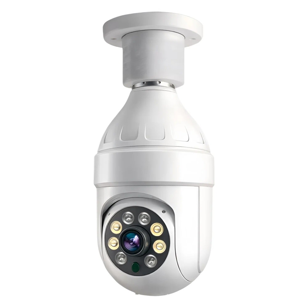 Câmera de Segurança Satellite A-CAM8101 Full HD Wi-Fi 1080p Visão Noturna Detecção de Movimento Branco