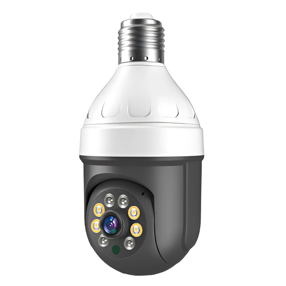 Câmera de Segurança Satellite A-CAM8102 2MP Wi-Fi Visão Noturna Detecção de Movimento Branco 1080p Vigilância Inteligente