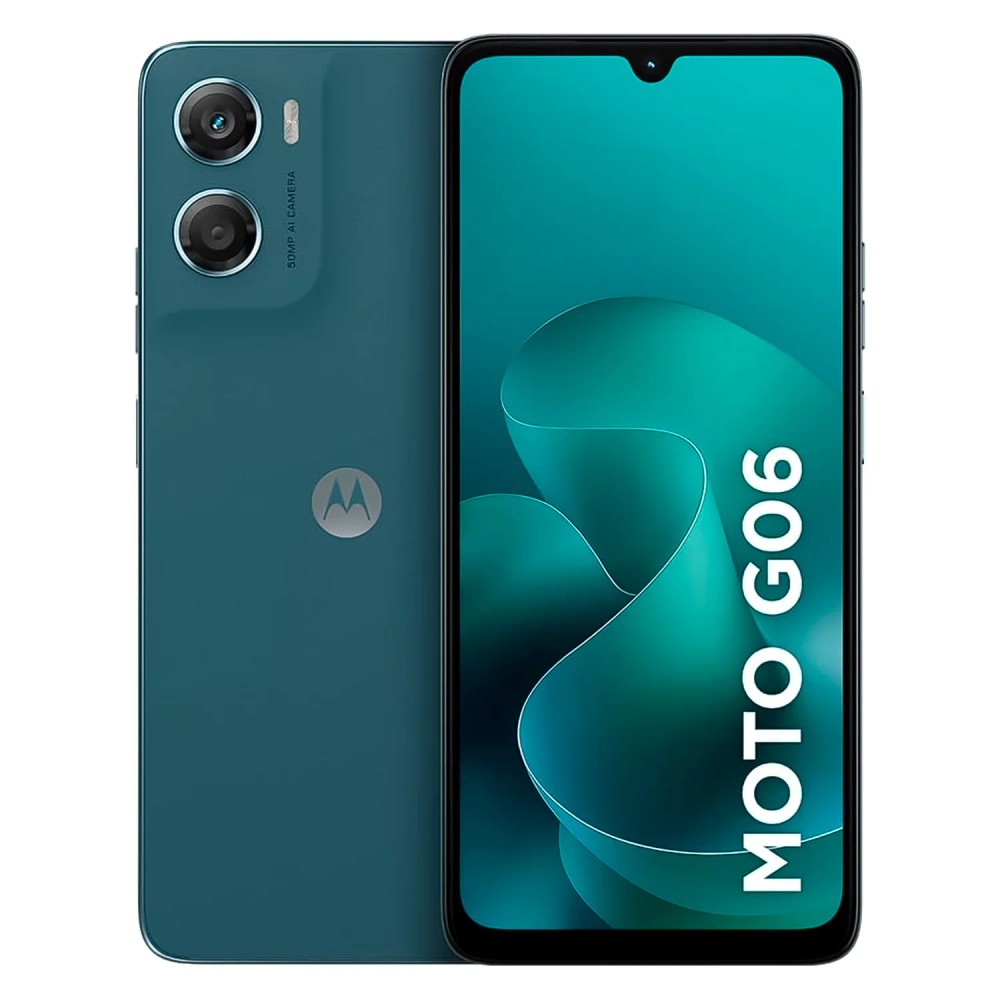 Smartphone Motorola Moto G06 64GB 4GB RAM Tela 6.88 Dual SIM Azul