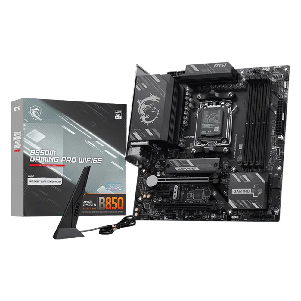 Placa Mãe Asus B850M Gaming Pro WiFi6E DDR5 Socket AM5 Chipset AMD B850 Micro ATX