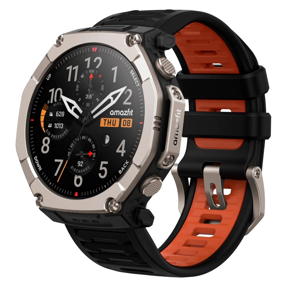 Relógio Inteligente Amazfit T-Rex Ultra 2 44mm Preto Resistente