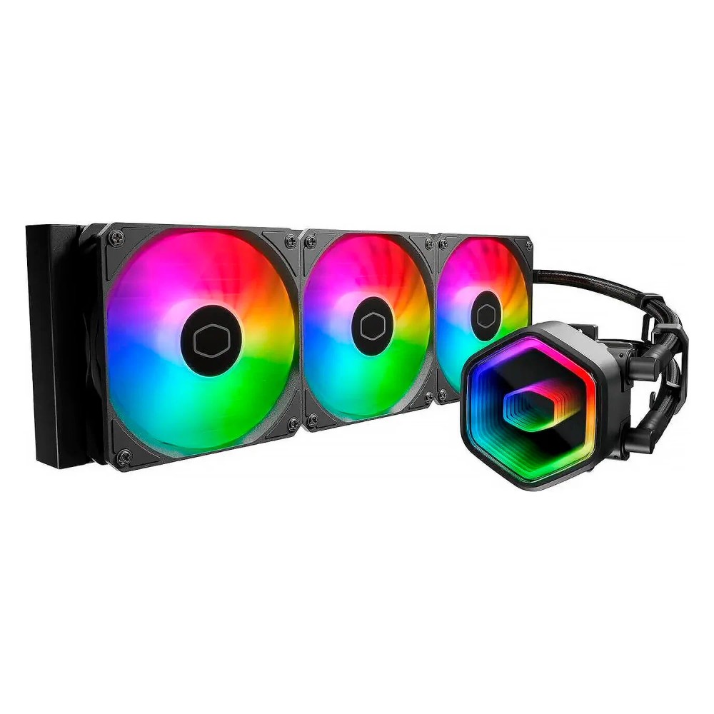 Water Cooler para Processador Cooler Master Masterliquid 360 Core II MLW-D36M-A18PA-R1 ARGB - Preto