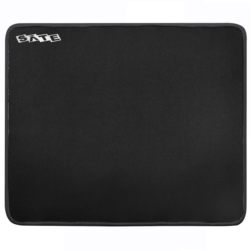 Mousepad Satellite A-PAD011 210x250mm Preto Base Antiderrapante Superfície Tecido Gamer Escritório