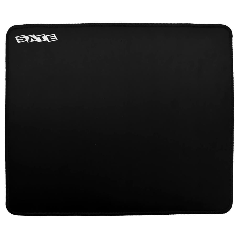 Mousepad Satellite A-PAD021 270x320mm Preto Base Antiderrapante Superfície Speed para Gamer Escritório