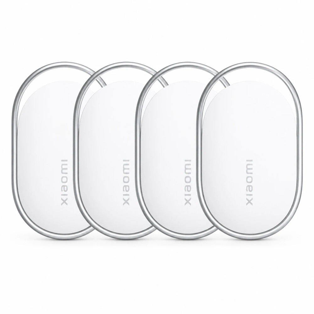 Localizador Xiaomi Tag BHR08SKGL 4 Unidades Bluetooth 5.0 Localização Precisão 30m Bateria 1 Ano Compacto Leve