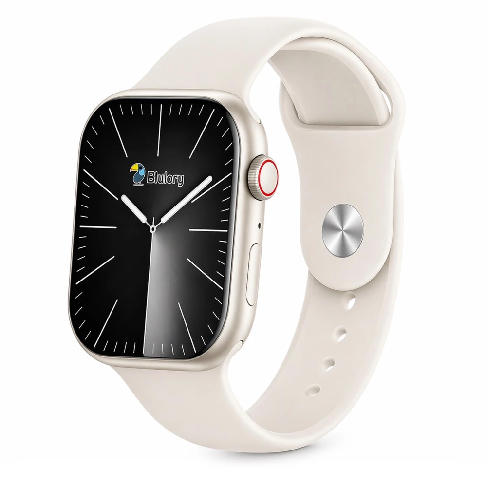 Smartwatch Blulory Glifo 9 2026 49mm Dourado com Monitor de Saúde