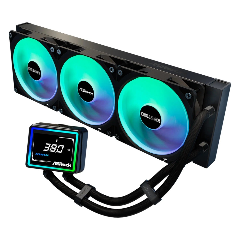 Water Cooler para Processador ASRock Challenger 360 ARGB - Preto