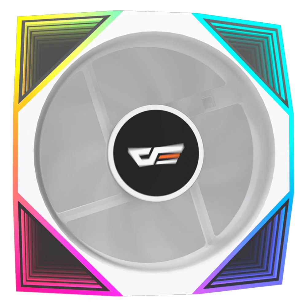 Cooler Fan para Gabinete darkFlash DM18 Single ARGB - Branco