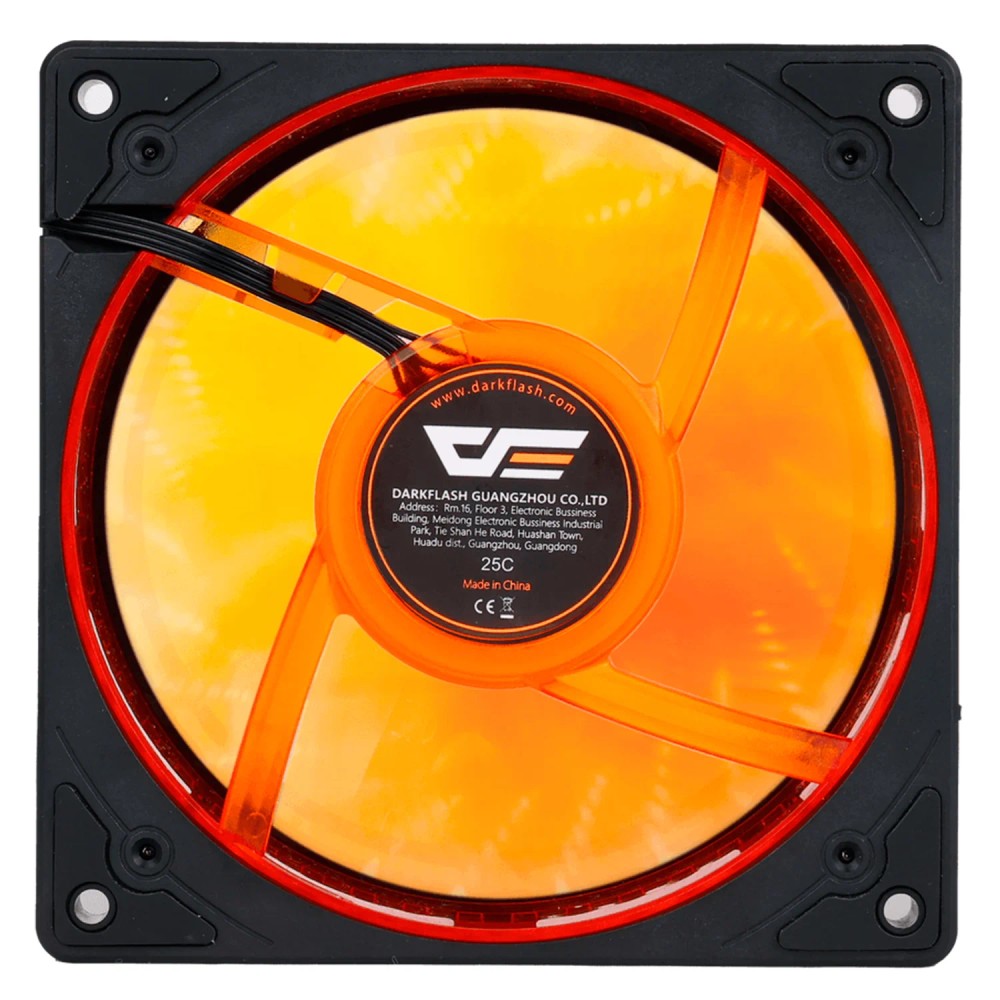 Cooler Fan para Gabinete darkFlash DE8 Single ARGB - Preto