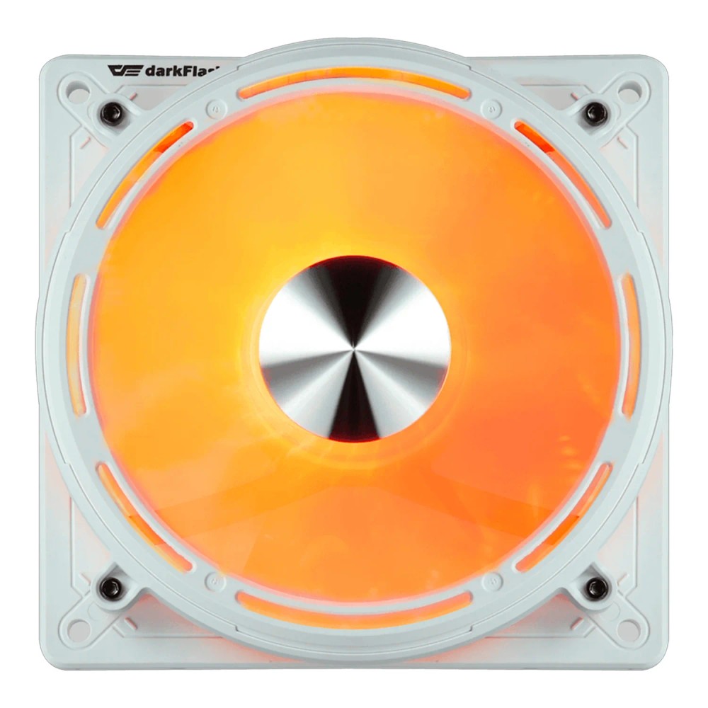 Cooler Fan para Gabinete darkFlash DE8 Single ARGB - Branco