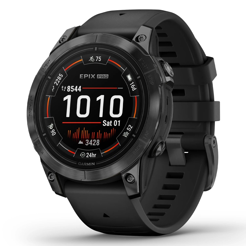 Smartwatch Garmin Epix Pro 2 Saphire 51mm com GPS Cinza