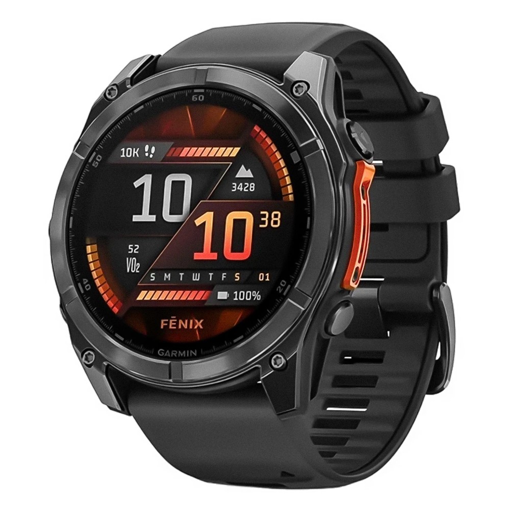 Relógio Inteligente Garmin Fenix 8 AMOLED 51mm Cinza Resistente à Água