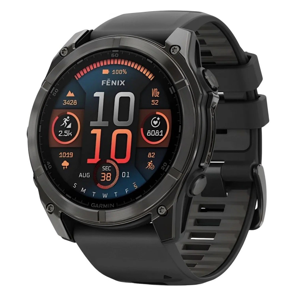 Relógio Inteligente Garmin Fenix 8 Sapphire 51mm Tela Amoled Cinza