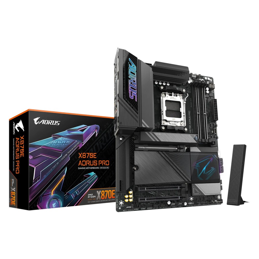 Placa Mãe ATX Gigabyte Aorus Pro X870E DDR5 Socket AM5 Chipset X870