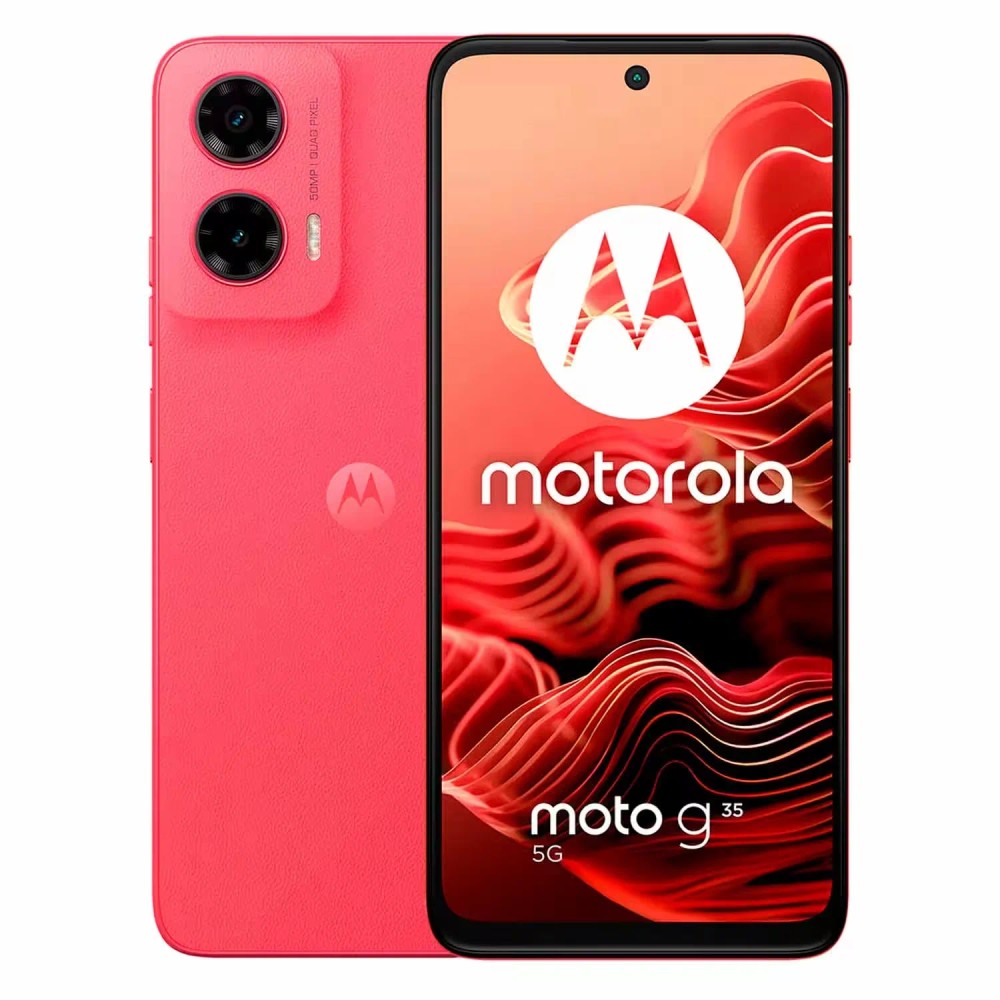 Smartphone Motorola Moto G35 5G 256GB 8GB RAM Tela 6.72 Polegadas Vermelho