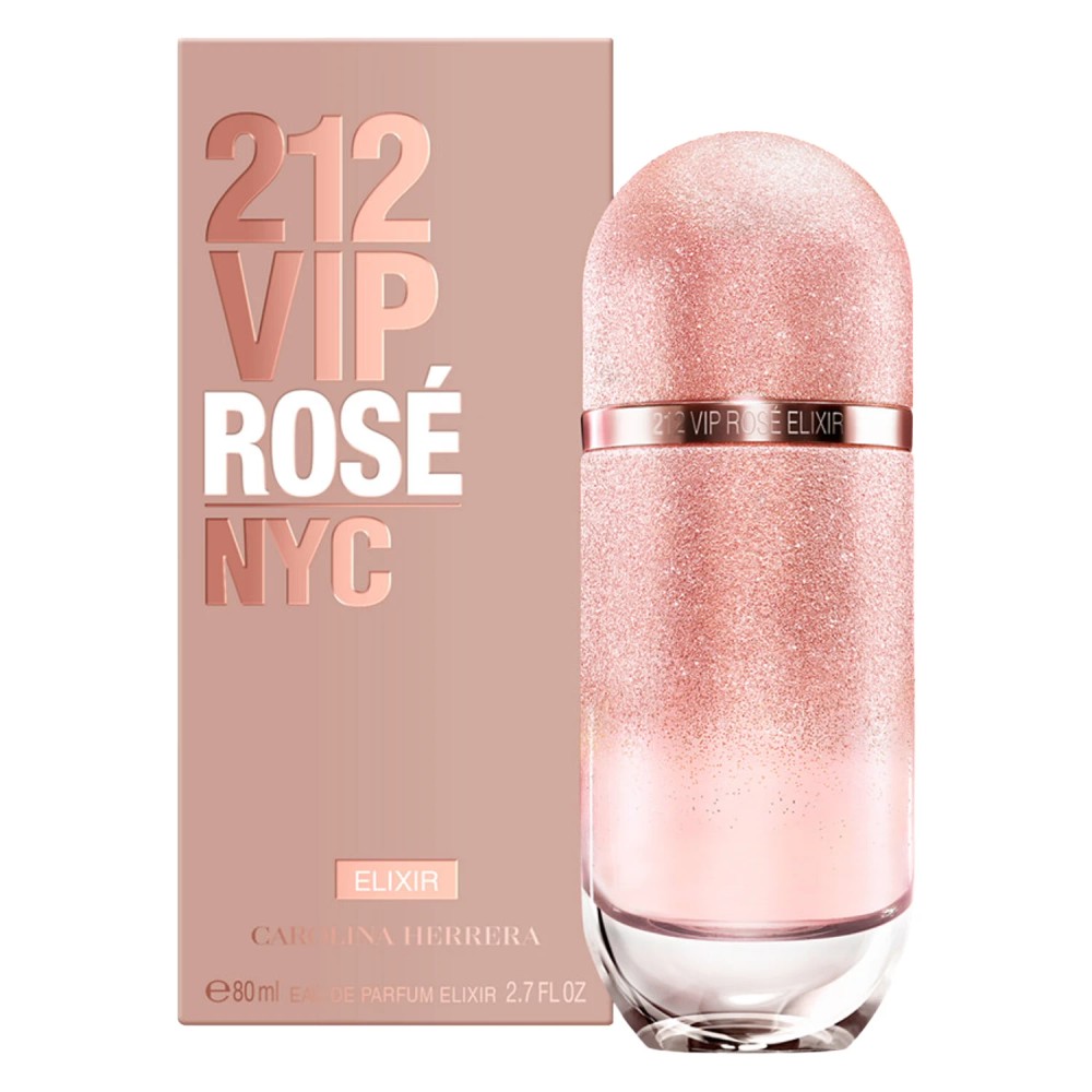 Perfume Feminino Carolina Herrera 212 VIP Rosé Elixir 80ml Elegante