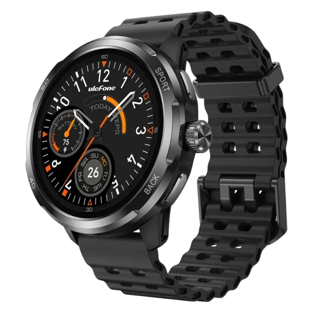 Smartwatch Resistente Ulefone Armor Pro AMOLED Preto para Aventura