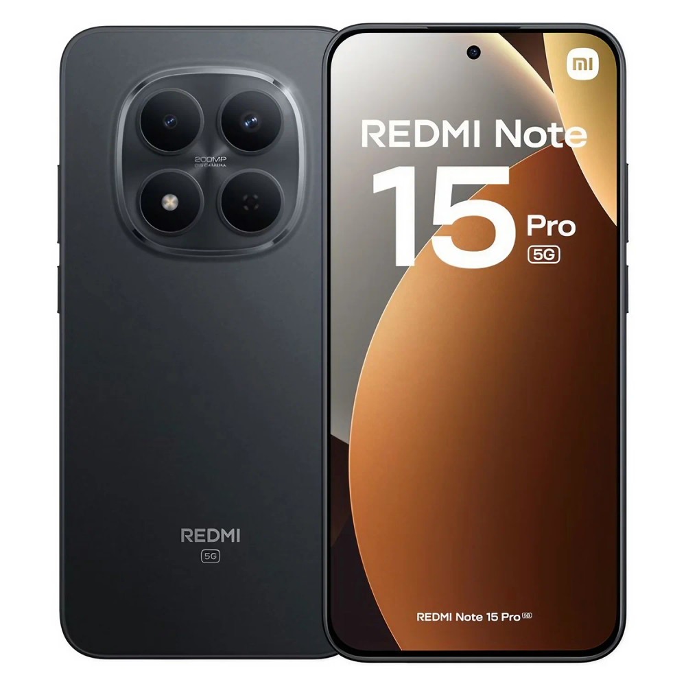 Smartphone Xiaomi Redmi Note 15 Pro 5G 512GB 8GB RAM Tela 6.83 Polegadas Dual SIM Global Preto Câmera Dupla Alta Resolução Bateria Longa Dur