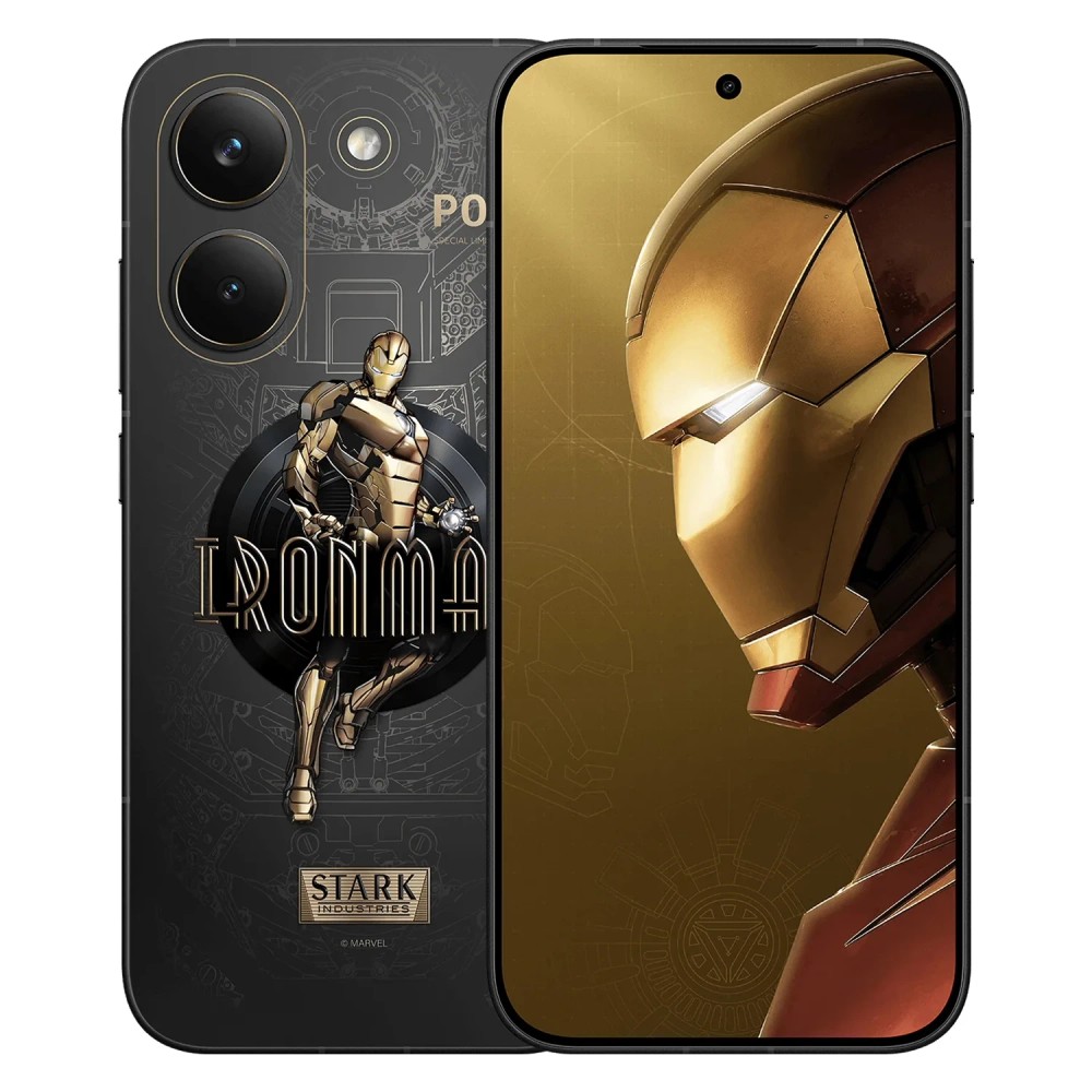Smartphone Xiaomi Poco X8 Pro 5G Global 512GB 12GB RAM Dual SIM Tela AMOLED 6.67" Iron Man Special Edition Preto