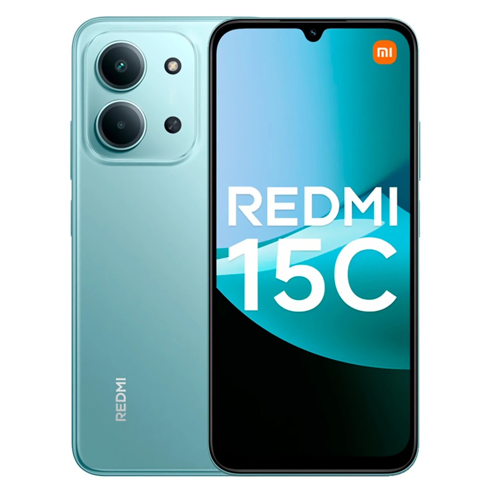 Smartphone Xiaomi Redmi 15C Global 128GB 4GB RAM Dual SIM Tela 6.9 Polegadas Verde Verde-claro
