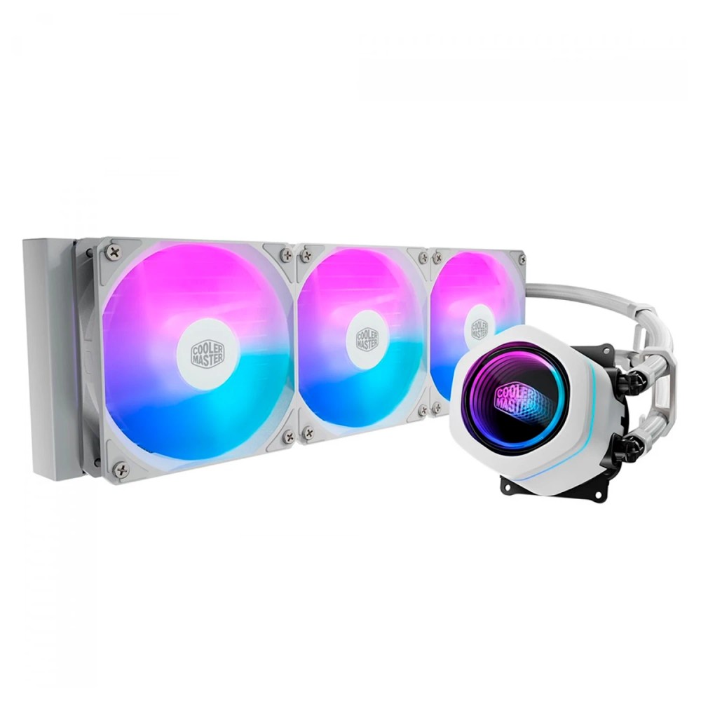 Water Cooler para Processador Cooler Master Masterliquid Core Nex MLX-D36M-A18PA-RW ARGB - Branco