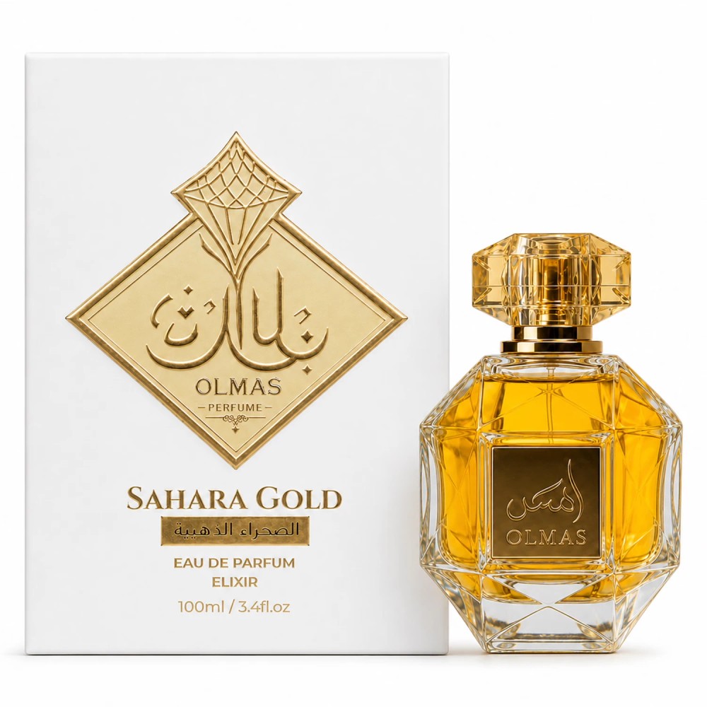Perfume Feminino Olmas Sahara Gold Elixir 100ml Fragrância Luxuosa