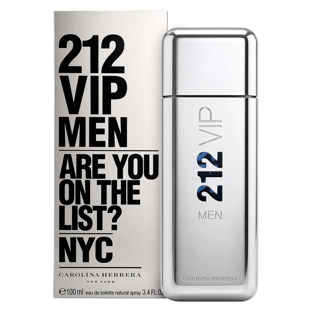Perfume Carolina Herrera 212 Vip Eau de Toilette Masculino 100ml