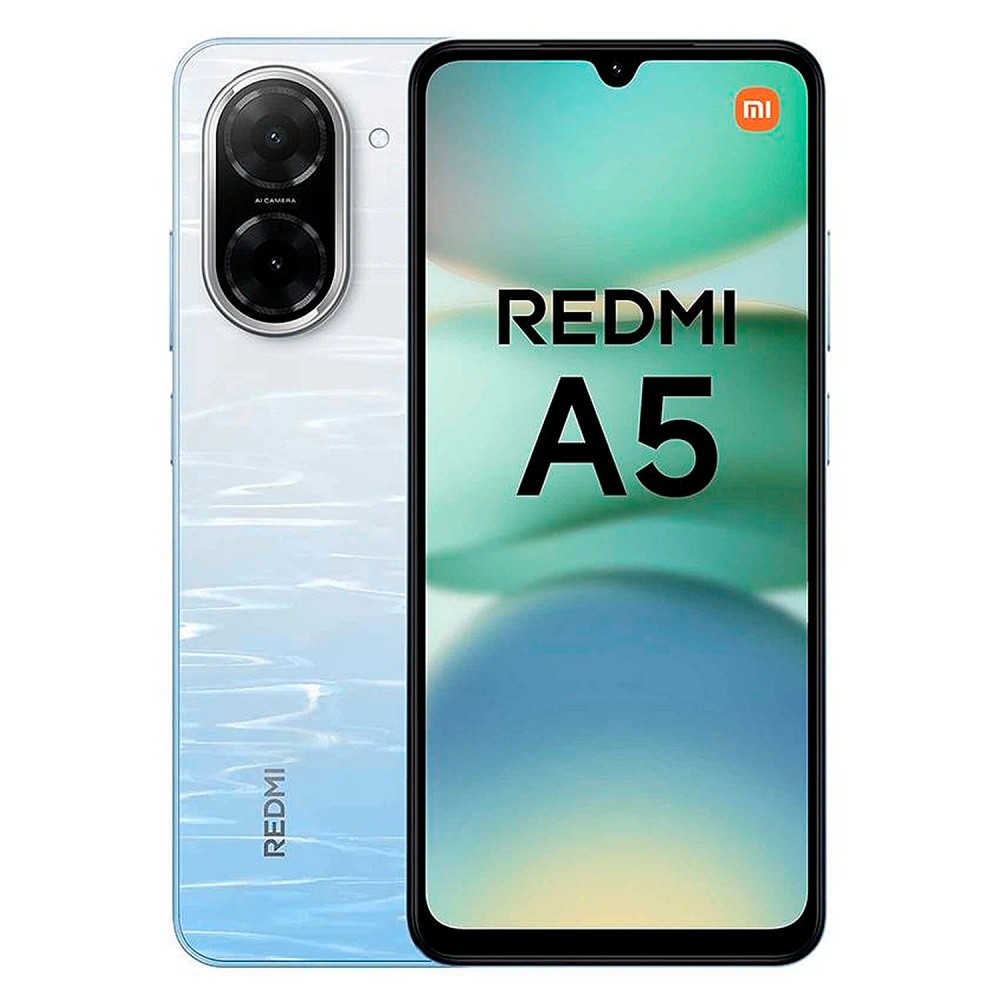 Smartphone Xiaomi Redmi A5 128GB 4GB RAM Global Tela 6.88 Polegadas Dual SIM Azul Lacre Pequeno Android Celular