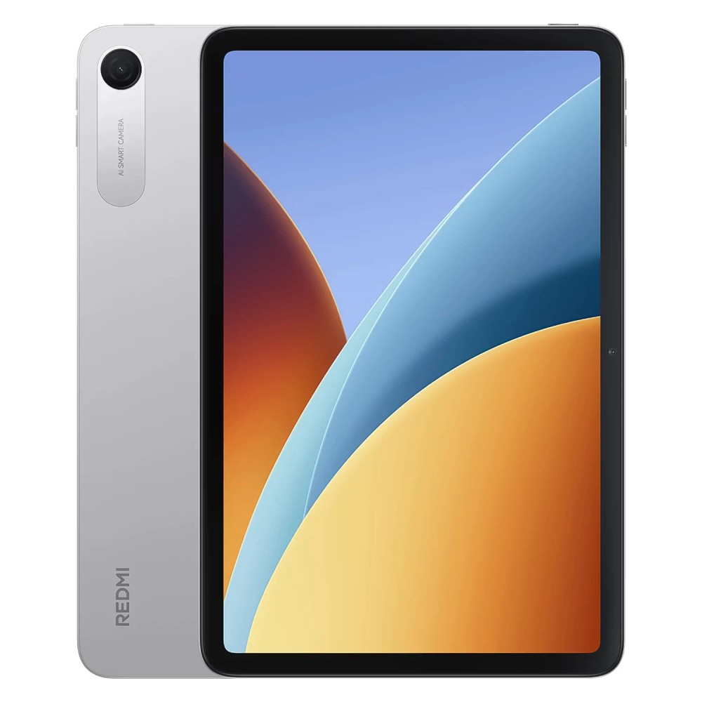 Tablet Xiaomi Redmi Pad 2 Tela 9.7 Pol 128GB 4GB RAM Prata Wi-Fi Android Com Adaptador
