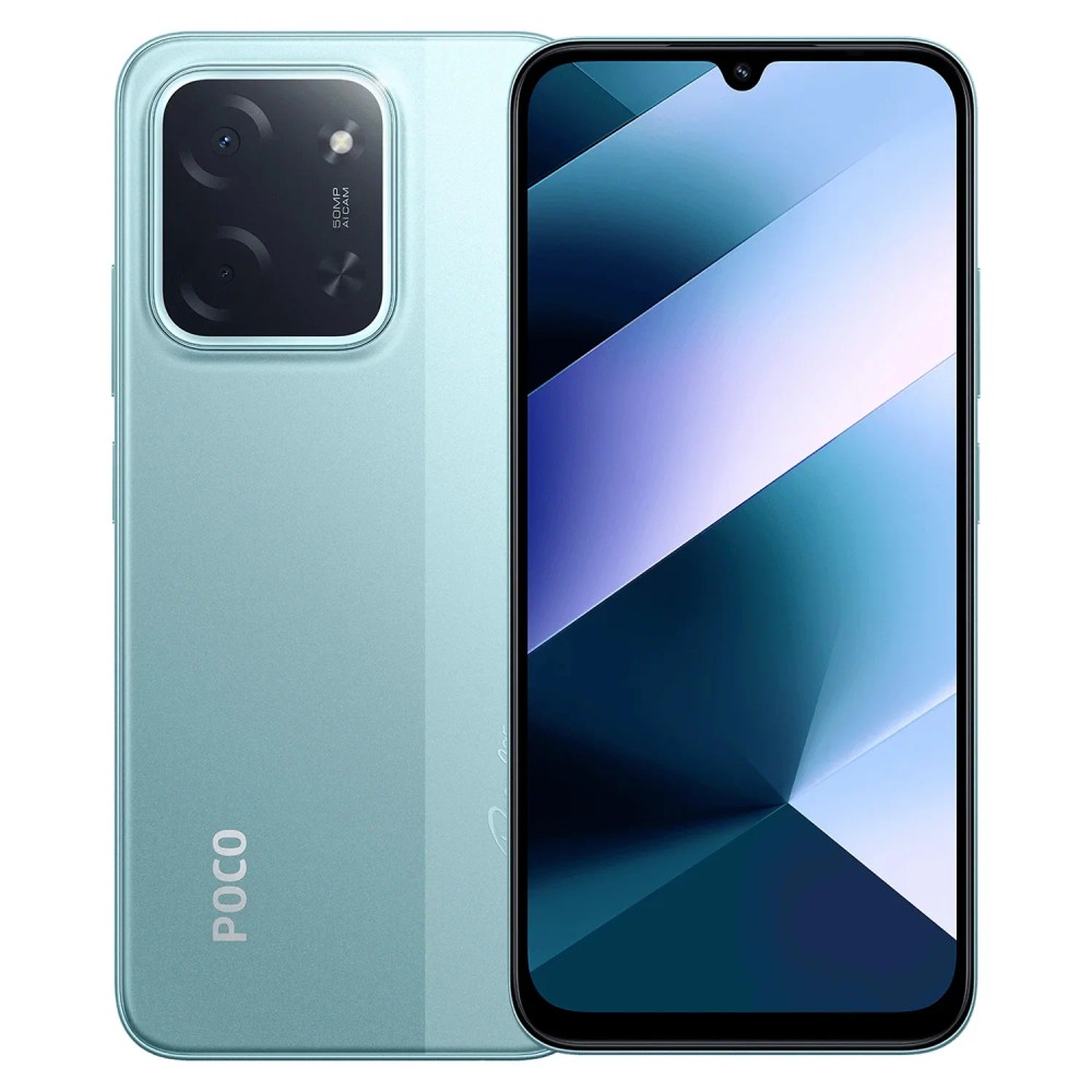 Smartphone Xiaomi Poco C85 Global 128GB 6GB RAM Dual SIM Tela 6.9 Verde