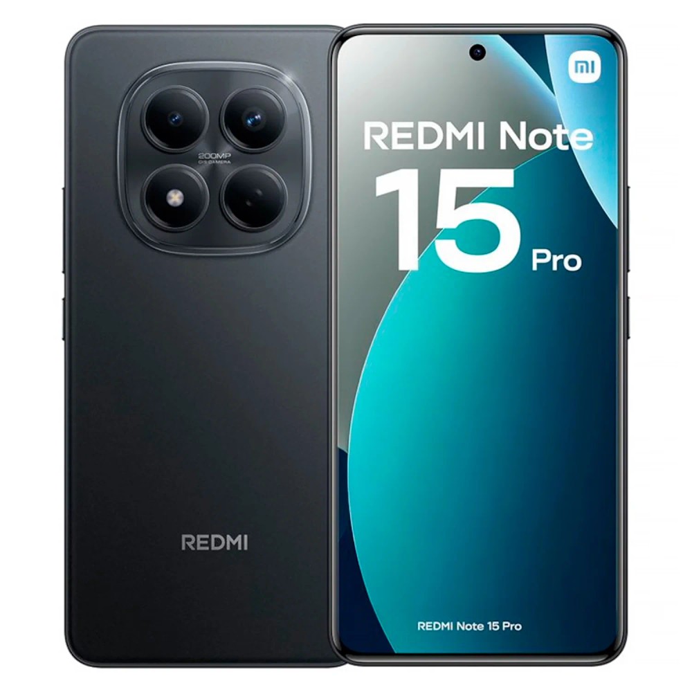 Smartphone Xiaomi Redmi Note 15 Pro 4G Global 256GB 8GB RAM Dual SIM Tela 6.77 Polegadas Preto