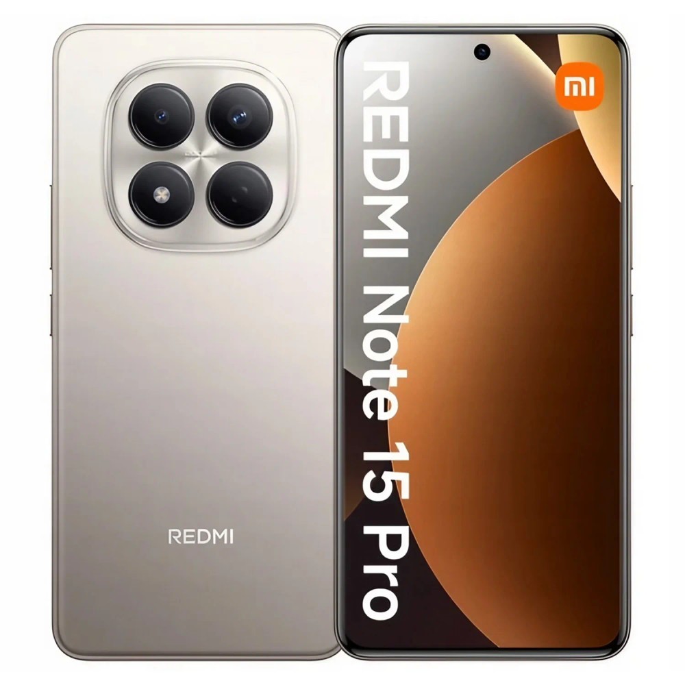 Smartphone Xiaomi Redmi Note 15 Pro 4G Global 256GB 8GB RAM Tela 6.77 Dual SIM Titânio Câmera 108MP Bateria 5000mAh Original