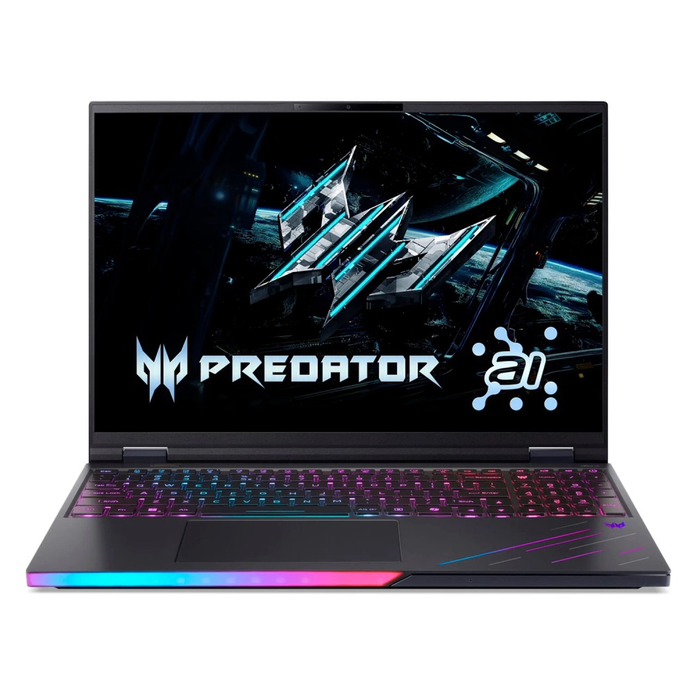 Notebook Gamer Acer Predator Helios Neo 16 AI PH16-73-97S5 Intel Core Ultra 9-275HX RTX 5090 32GB RAM 2TB SSD Tela 16" Windows 11 Preto Game