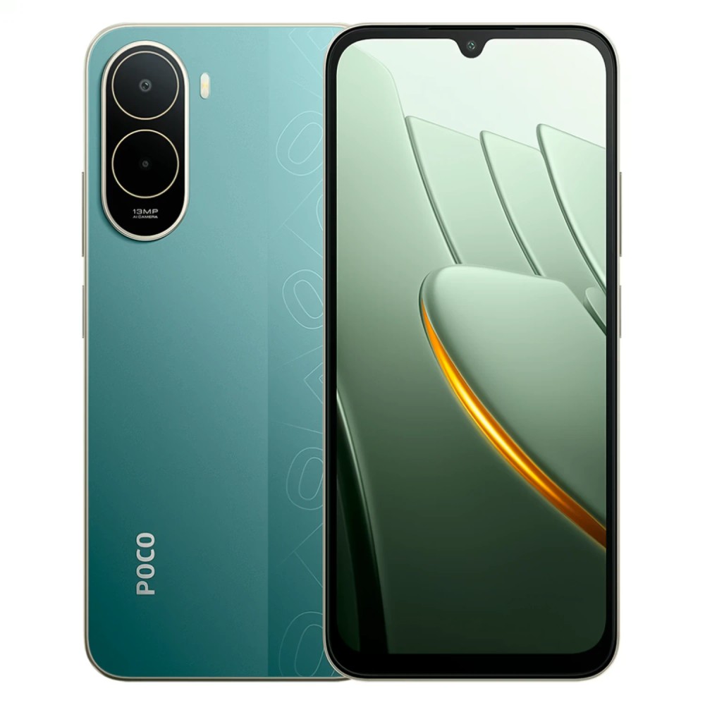 Smartphone Xiaomi Poco C81 Pro Global 256GB 4GB RAM Dual SIM Tela 6.9 Polegadas Verde Desbloqueado Original