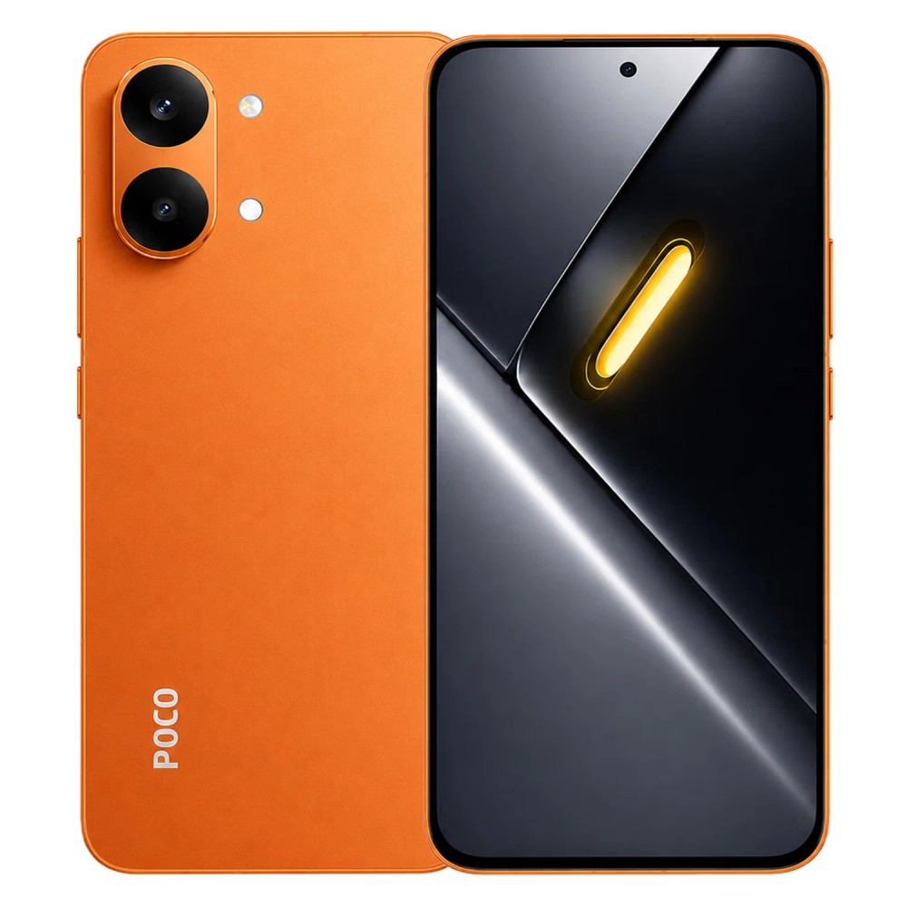 Smartphone Xiaomi Poco X8 Pro Max 5G 256GB 12GB RAM Dual SIM Tela 6.83 Polegadas Laranja Versão Global Carregamento Rápido