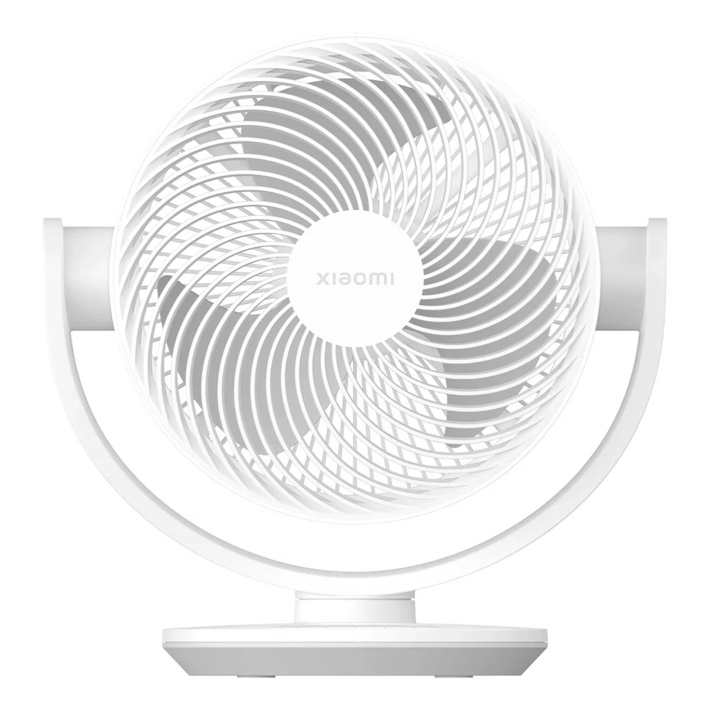 Ventilador de Mesa Xiaomi Smart Desktop Air Circulation Fan BPLDS10DM Branco Silencioso 3D Automático Wi-Fi App Google Alexa