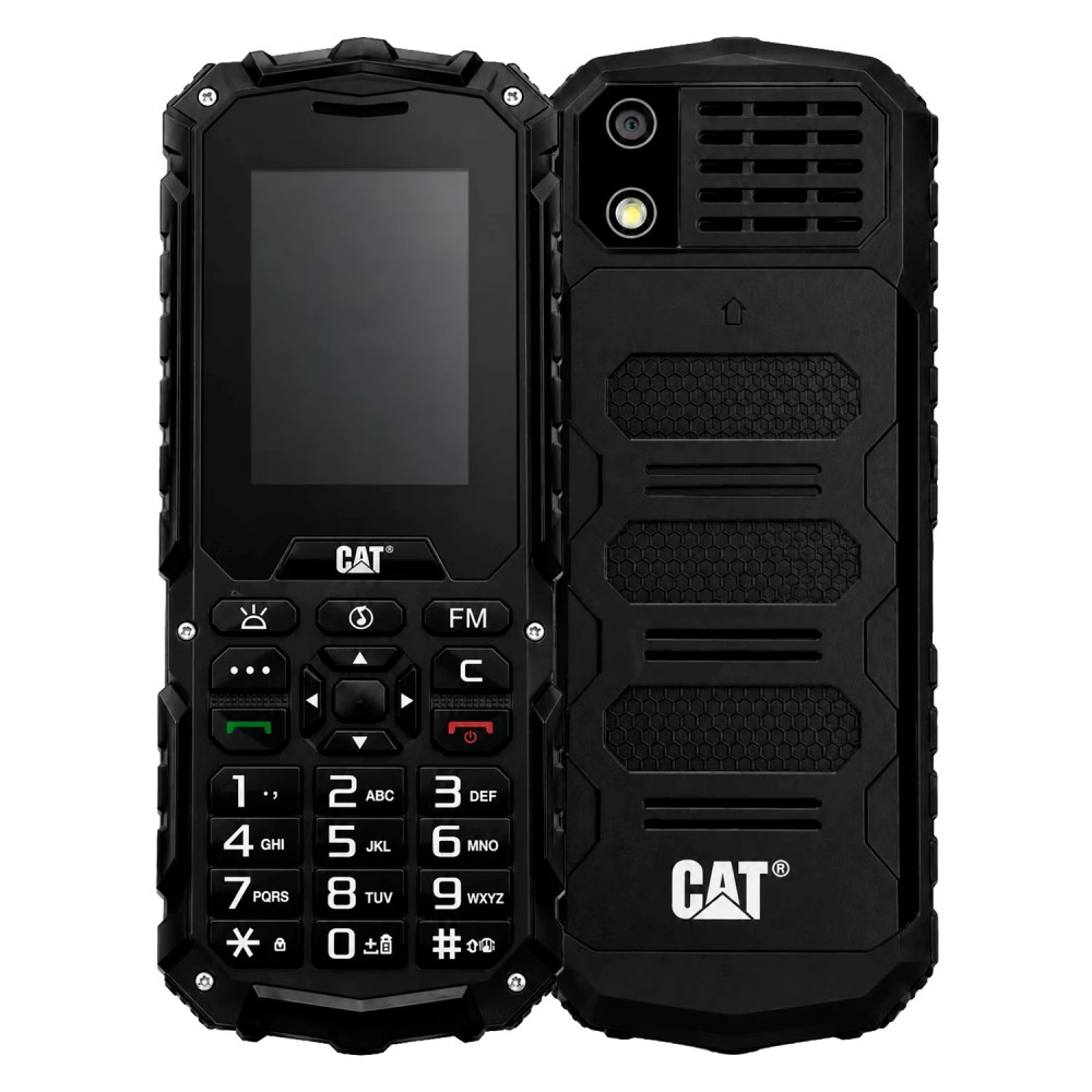 Celular Caterpillar CAT B28 4G Dual SIM Tela 2.4" Resistente IP68 Militar Robusto Bateria Longa Duração Preto Desbloqueado