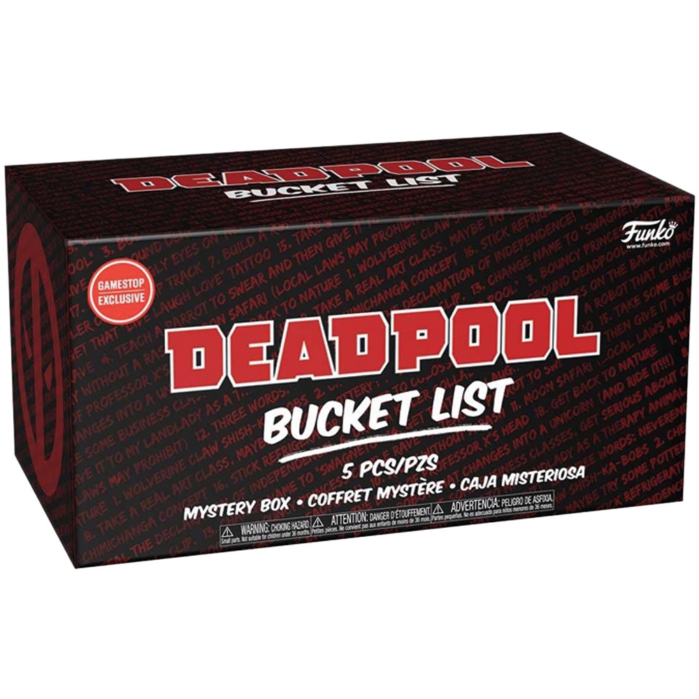 Boneco Funko Pop Marvel Deadpool Bucket List Colecionável Vinil Original