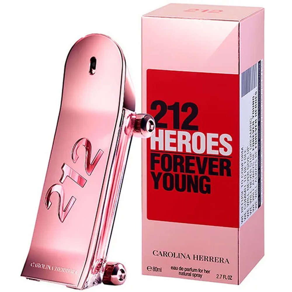 Perfume Feminino Carolina Herrera 212 Heroes Forever Young EDP 80 ml
