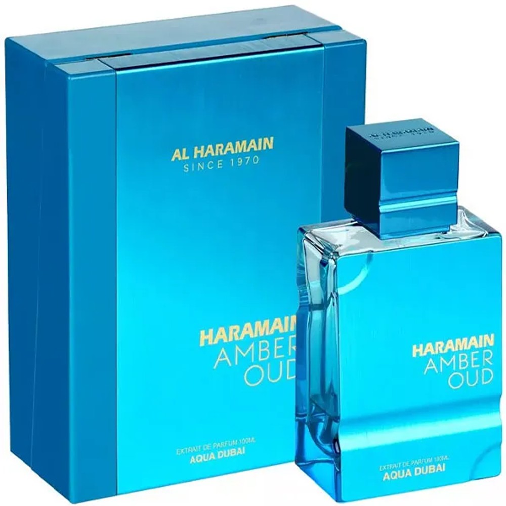 Perfume Unisex Al Haramain Amber Oud Aqua Dubai Parfum 100 ml